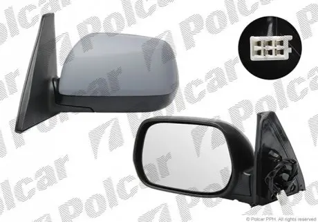 Дзеркало зовнішнє лівий Polcar 8146516M