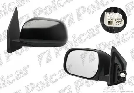 Дзеркало зовнішнє лівий Polcar 8148514M