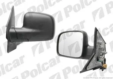 Зеркало наружное левый Polcar 9568514M