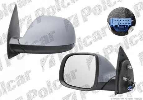 Дзеркало зовнішнє лівий Polcar 95P1513M