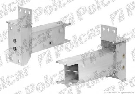 Кронштейн бампера левый Polcar 205507-5