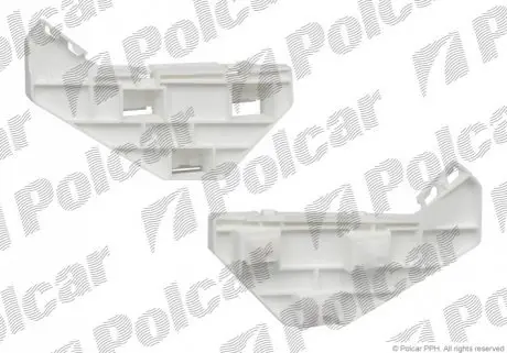 Кронштейн бампера левый Polcar 387707-7
