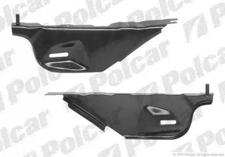 Кронштейн бампера левый Polcar 41700711