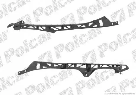 Кронштейн бампера левый Polcar 45190731