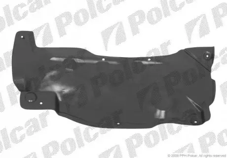 Защита под двигатель левый Polcar 273134-5