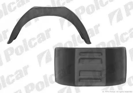 Крило заднє ліве=правий Polcar 99BLUN-11