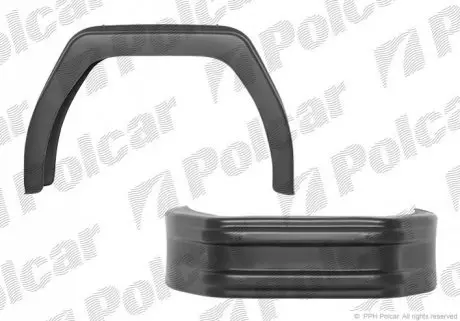 Крило заднє ліве=правий Polcar 99BLUN-3