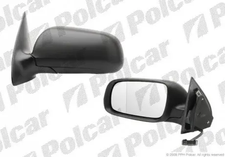 Зеркало наружное левый Polcar 6913514E