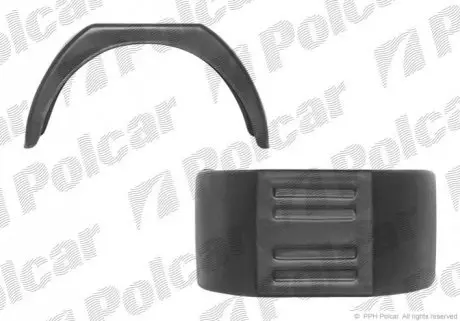 Крило заднє ліве=правий Polcar 99BLUN-9