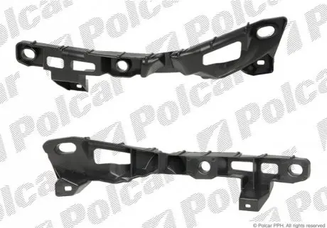 Кронштейн бампера левый Polcar 60640715