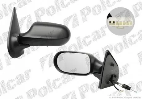 Дзеркало зовнішнє лівий Polcar 3006512M