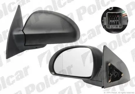 Дзеркало зовнішнє лівий Polcar 4114514E