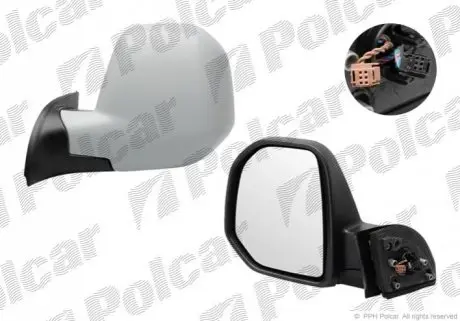 Фото зеркало наружное левый Polcar 5792515E Зеркало наружное левый Polcar 5792515E