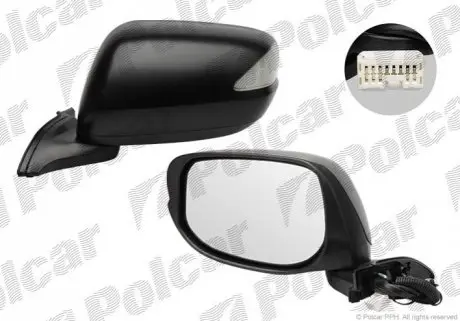 Дзеркало зовнішнє лівий Polcar 3837512M