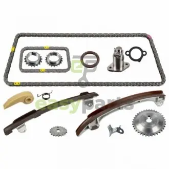 FEBI TOYOTA К-кт ланцюга ГРМ (2 ланцюга+ 3 шт. направляючі+ натягувач +4 шестерени+ сальник + прокладка) Avensis 2.0 00- FEBI BILSTEIN 109428