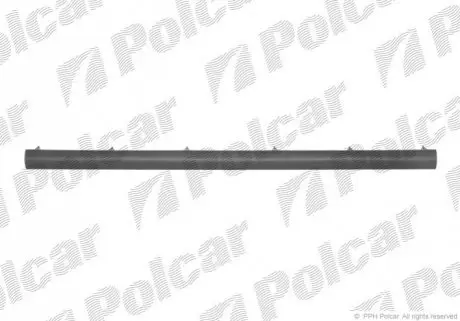 Молдинг бампера середн Polcar 32019610