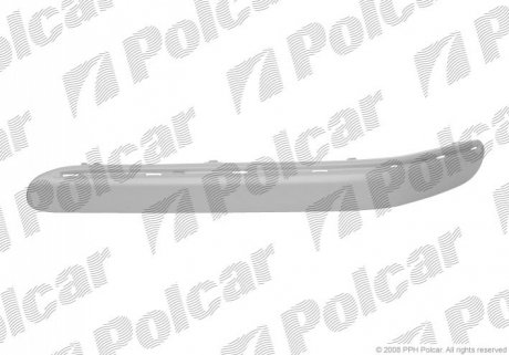 Молдинг бампера правий Polcar 500307-8 (фото 1)