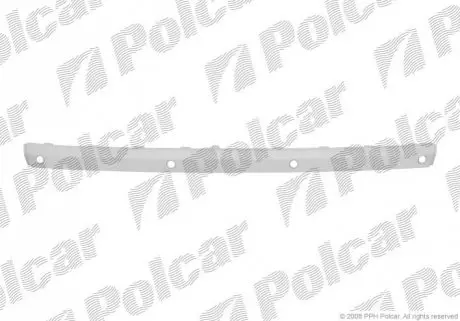Молдинг бампера середн Polcar 500396-8