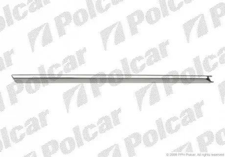 Молдинг бампера правий Polcar 955596-8