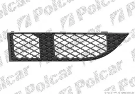 Решетка в бампер правая Polcar 202427-2