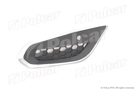 Решетка в бампере левая Polcar 906227-1