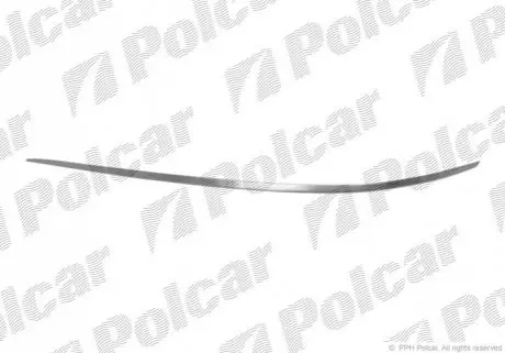 Молдинг бампера правий Polcar 500607-6