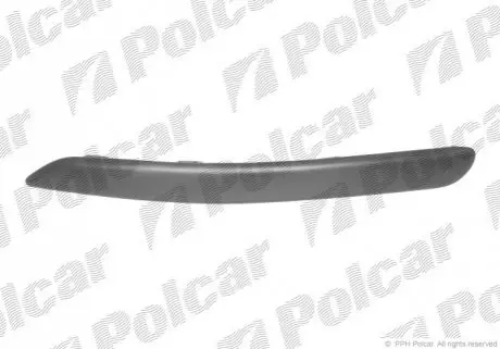 Молдинг бампера правий Polcar 812607-6