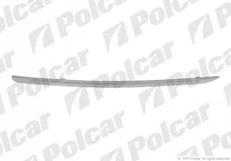 Молдинг бампера левый Polcar 133907-5