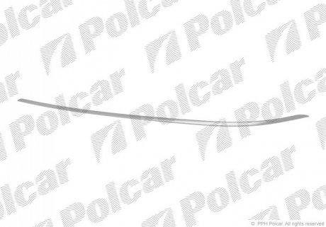 Молдинг бампера левый Polcar 501807-5