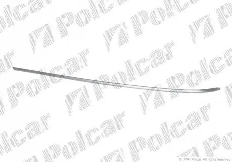 Молдинг бампера левый Polcar 502596-7