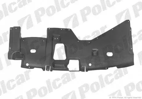 Захист бампера нижній Polcar 526034-5