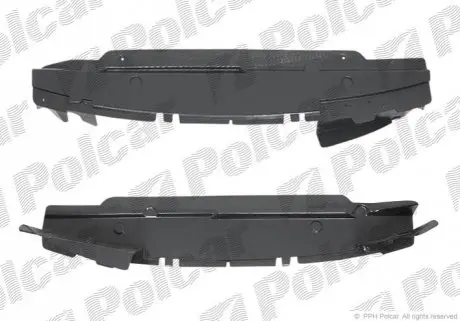 Защита бампера нижний Polcar 601634-6
