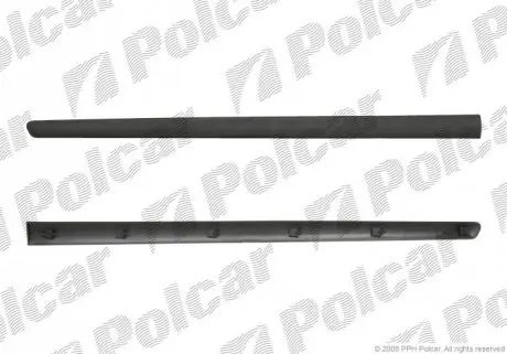 Накладка двери левый Polcar 57100033