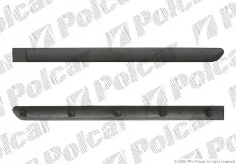 Накладка двери левый Polcar 57100043