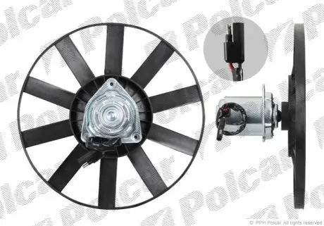 Вентилятор без кожуха Polcar 600623U1