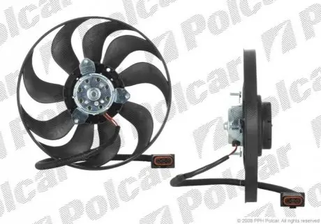Вентилятор радіатора Seat Leon, Toledo Ii Skoda Octavia I Vw Bora, Bora I, Golf Iv, Golf V 1.4/1.6 09.96-06.06 Polcar 954123U6