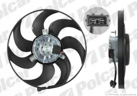 Вентилятор без кожуха Polcar 955023U1