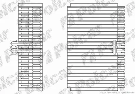 Випарник кондиціонера Polcar 1328P8-1