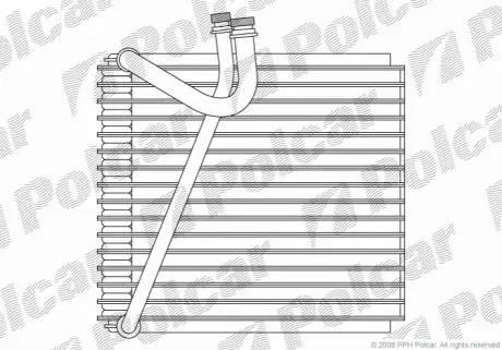 Испаритель кондиционера Polcar 5044P8-1