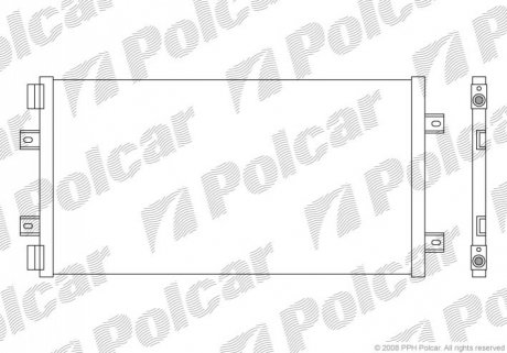 Радіатор кондиціонера Polcar 3022K8C4