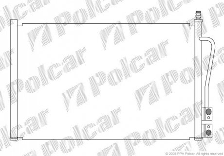 Радиатор кондиционера Polcar 3212K8C1S