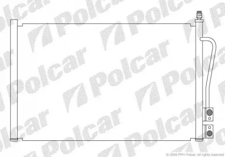Радиатор кондиционера Polcar 3212K8C1S