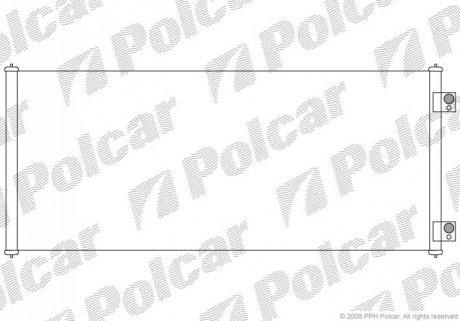 Радиатор кондиционера Polcar 3247K81K