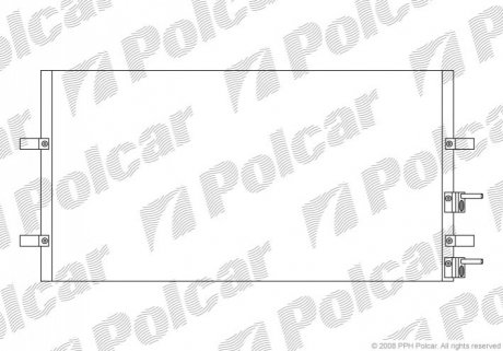 Радиатор кондиционера Polcar 3248K81K (фото 1)