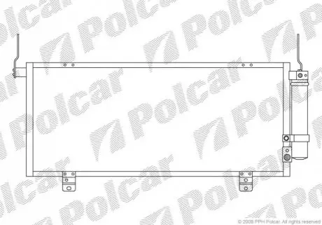 Фото радиатор кондиционера Polcar 5246K8C1 Радиатор кондиционера Polcar 5246K8C1