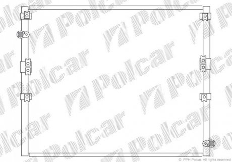 Радіатор кондиціонера Polcar 8177K8C1