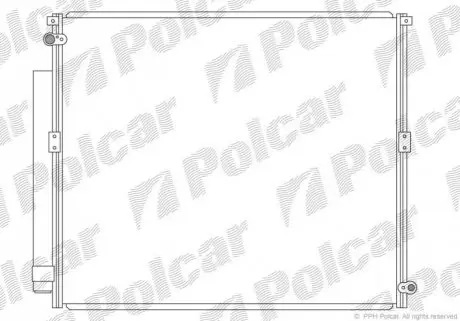 Радіатор кондиціонера Polcar 8178K82K