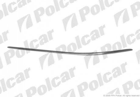 Молдинг бампера левый Polcar 502507-5 (фото 1)