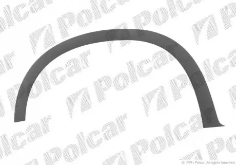 Накладка крила лівий Polcar 20510110