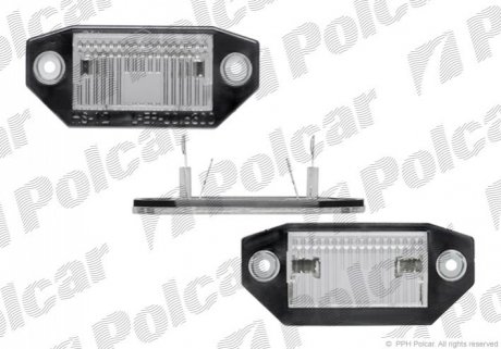 Ліхтар підсвітки номерного знаку Ford Mondeo 07- Polcar 3218959E (фото 1)